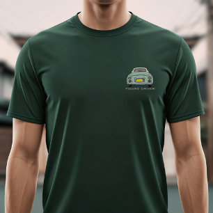 FigarationsエメラルドグリーンFigaroドライバー名 Tシャツ
