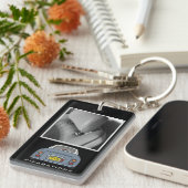 Figarations Lapis Gray Figaroフォトモノグラム キーホルダー (正面右)