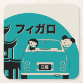 Figaroのコースター スクエアペーパーコースター (正面)