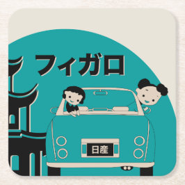 Figaroのコースター スクエアペーパーコースター