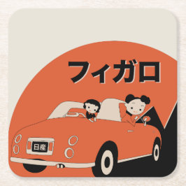 Figaroのコースター スクエアペーパーコースター