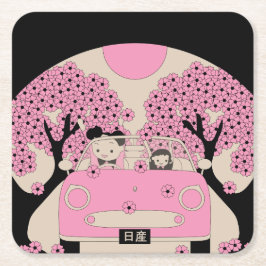 Figaroのコースター スクエアペーパーコースター