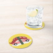 Figaroのコースター ラウンドペーパーコースター (インサイチュ)