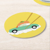 Figaroのコースター ラウンドペーパーコースター (アングル)