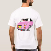 Figaroのピンクのワイシャツ Tシャツ (裏面)