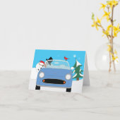 Figaroの休日の挨拶状 カード (黄色い花)