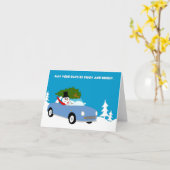 Figaroの休日カード カード (黄色い花)