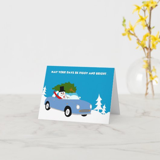 Figaroの休日カード カード (黄色い花)