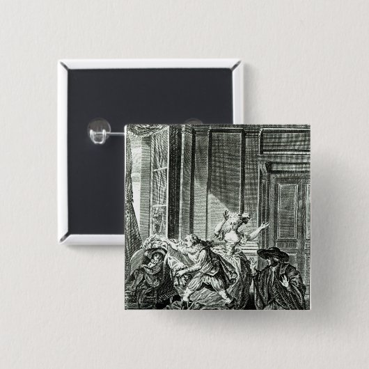 Figaroの結婚 缶バッジ (正面&裏面)