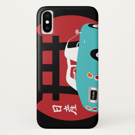 Figaroの電話箱 Case-Mate iPhoneケース (裏面)