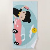 Figaroタオル ビーチタオル (正面)