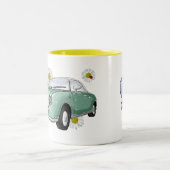 Figaro Emerald Green coffee mug ツートーンマグカップ (中央)