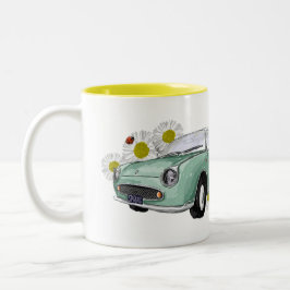 Figaro Emerald Green coffee mug ツートーンマグカップ