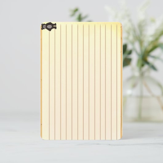 Figdewdrop Bear recipe notecards (スタンド正面)