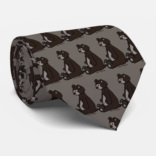 figdewdrop Bear Tie ネクタイ (ロール)