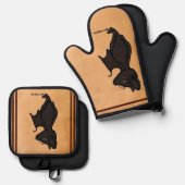 Figdewdrop Blinky the Bat pot holders 鍋つかみ&鍋敷きセット (正面/裏面)