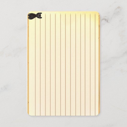 Figdewdrop Blinky the Bat recipe notecards (正面)