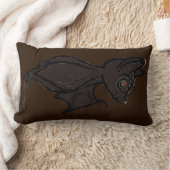 figdewdrop Blinky the Bat Throw Pillow ランバークッション (ブランケット)