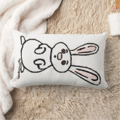 figdewdrop Bunny Lumbar Pillow ランバークッション (ブランケット)