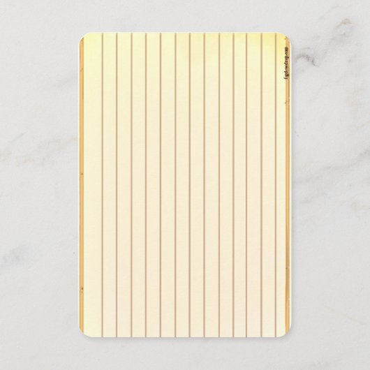 Figdewdrop Bunny recipe notecards (裏面)