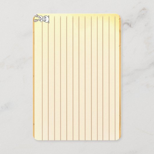 Figdewdrop Bunny recipe notecards (正面)