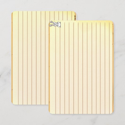 Figdewdrop Bunny recipe notecards (正面/裏面)