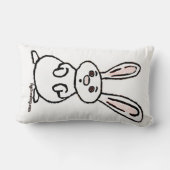 figdewdrop Bunny Throw Pillow ランバークッション (裏面)