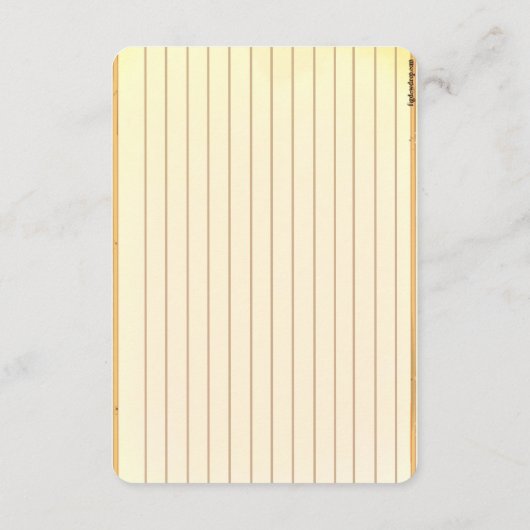 Figdewdrop caterpillar & mushroom recipe notecards (裏面)