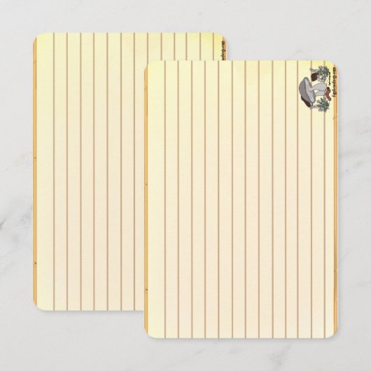 Figdewdrop caterpillar & mushroom recipe notecards (正面/裏面)