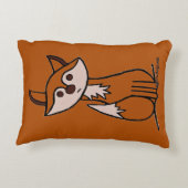 figdewdrop Fig the Fox Accent Pillow アクセントクッション (裏面)