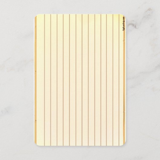 Figdewdrop Fig the fox recipe notecards (裏面)