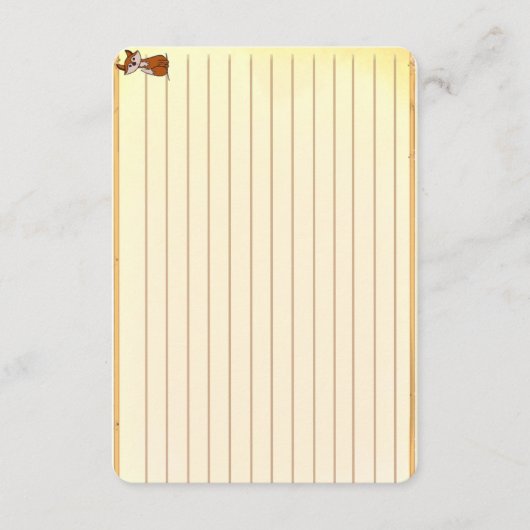 Figdewdrop Fig the fox recipe notecards (正面)