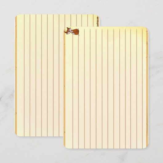 Figdewdrop Fig the fox recipe notecards (正面/裏面)