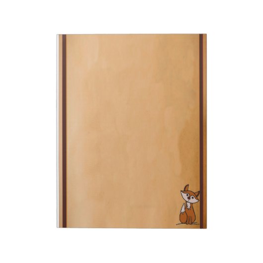 Figdewdrop Fig the fox tear away notepad ノートパッド (回転)