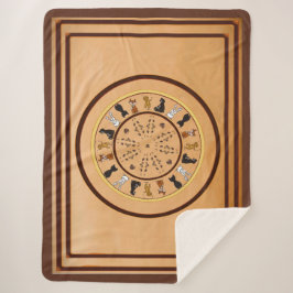 figdewdrop nutty bullseye Sherpa Blanket  シェルパブランケット