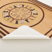 figdewdrop nutty bullseye Sherpa Blanket  シェルパブランケット (3/4)