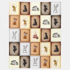 figdewdrop Quilt It Relax Everybody Fleece Blanket フリースブランケット