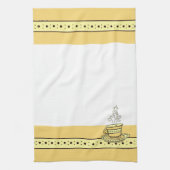 Figdewdrop Relax Cup Gold Acorn Kitchen Towel キッチンタオル (縦)