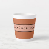 Figdewdrop Relax Cup Orange small Latte Mug カフェラテマグ (正面)