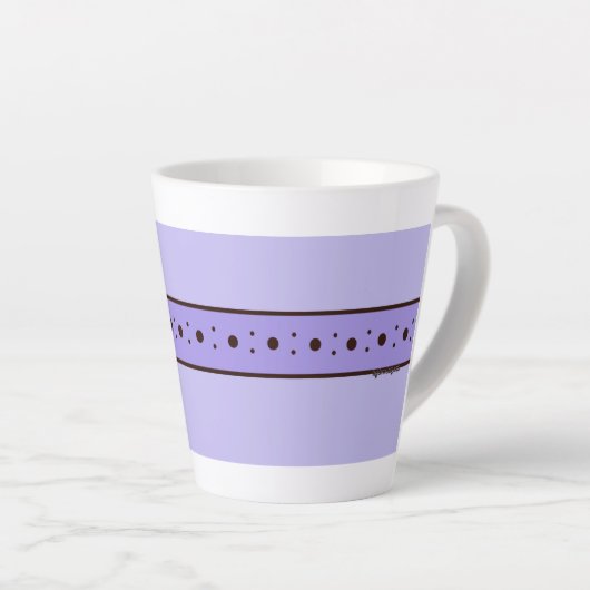 Figdewdrop Relax Cup Violet Purple small Latte Mug カフェラテマグ (右アングル)