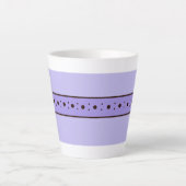 Figdewdrop Relax Cup Violet Purple small Latte Mug カフェラテマグ (正面)