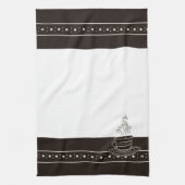 Figdewdrop RelaxCup Black Blinky Bat Kitchen Towel キッチンタオル (縦)