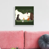 figdewdrop Spring Day Stretched Canvas Print キャンバスプリント (インサイチュ (リビング))