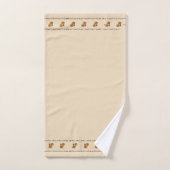 figdewdrop Squirrel Acorn & Leaves Bath Towel Set バスタオルセット (ハンドタオル)