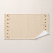 figdewdrop Squirrel Acorn & Leaves Bath Towel Set バスタオルセット (ハンドタオル)