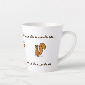 figdewdrop Squirrel Acorn & Leaves Small Latte Cup カフェラテマグ (右)