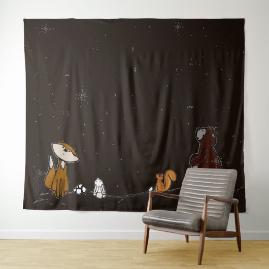 figdewdrop Watch the Stars Extra large Tapestry タペストリー (インサイチュ(横))