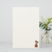 figdewdrops キツネのフィグ文房具 便箋 (スタンド正面)