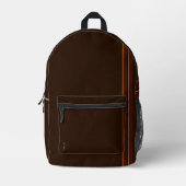figdewdrops Bear Brown Backpack プリントバックパック (正面)