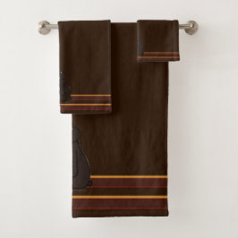 figdewdrops Bear Brown Bath Towel Set バスタオルセット